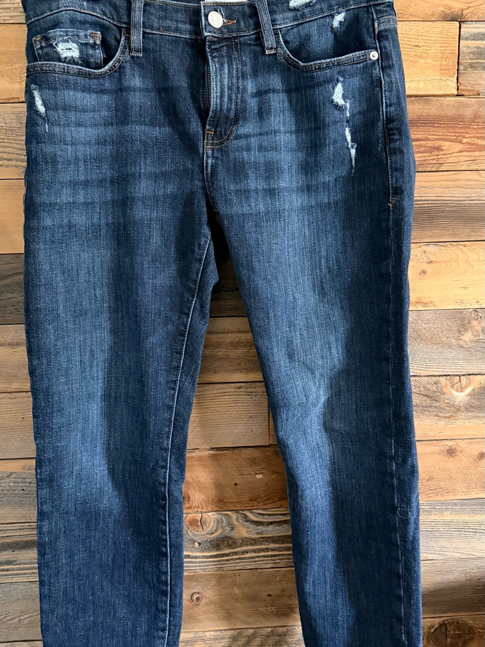 Frame Denim Women's Ankle Crop Jeans in Dark Indigo